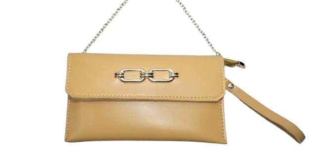 yellow leather bag